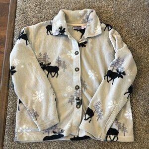 Vintage North Crest button up sweater